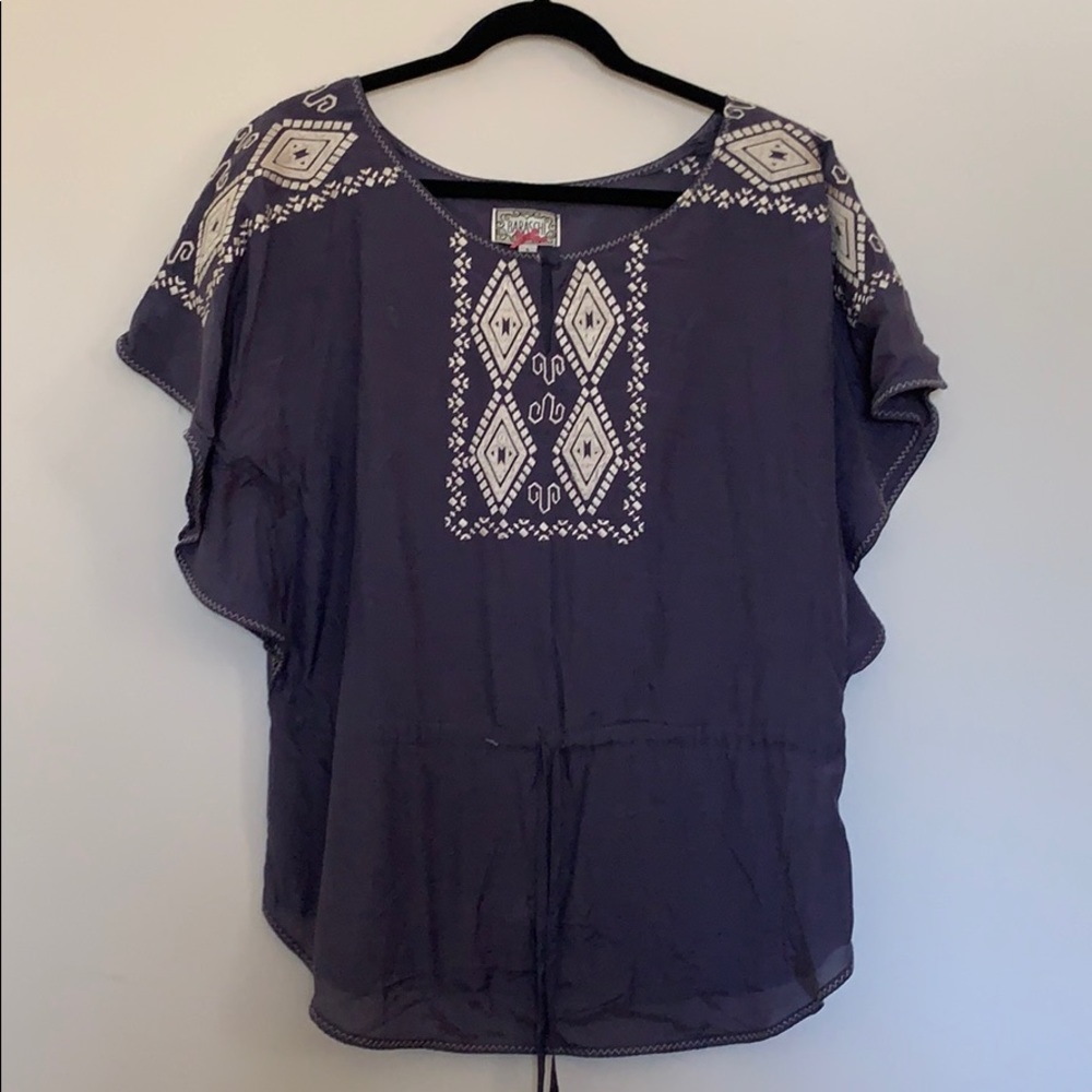 Flutter Sleeve Boho Top